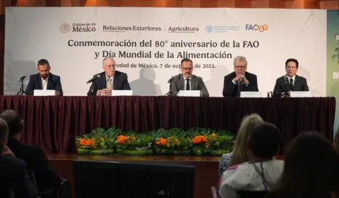 Las autoridades subrayaron la urgencia de producir alimentos de manera justa y resiliente.