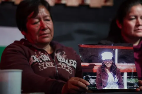 Amada Barranco exige justicia para su hija víctima de feminicidio.