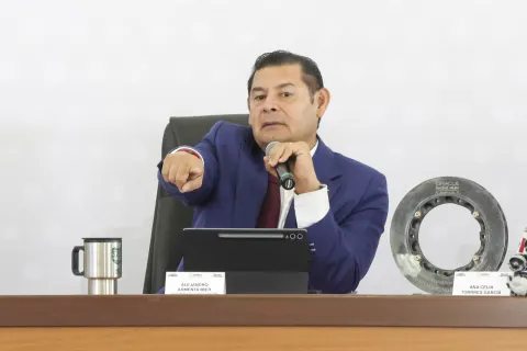 Alejandro Armenta Mier, gobernador del estado de Puebla.