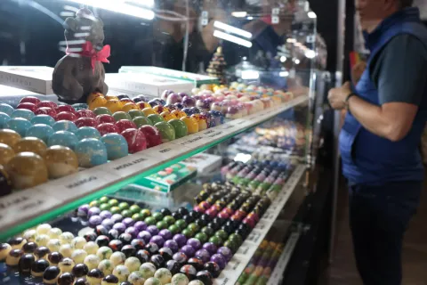 Festival Chocolate & Gourmet en el CCU de la BUAP en Puebla.