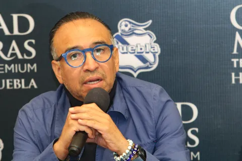 Presidente del Club Puebla, Manuel Jiménez García.