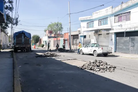 Hasta el momento el Ayuntamiento de Puebla lleva 190 mil baches cubiertos.