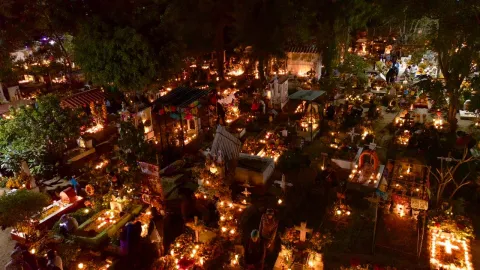 Día de Muertos en Xoxocotlán, Oaxaca.