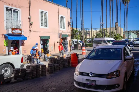 Rehabilitación de la Calle 20 de Noviembre en la ciudad de Tlaxcala.