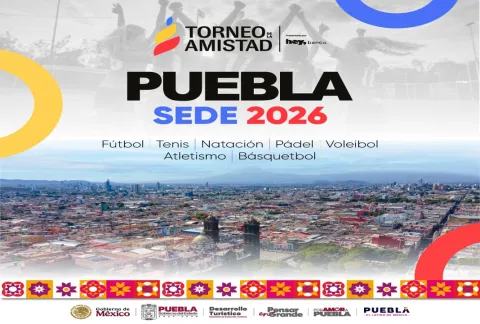 Puebla será sede del "Torneo de la Amistad" en el mes de noviembre del 2026.