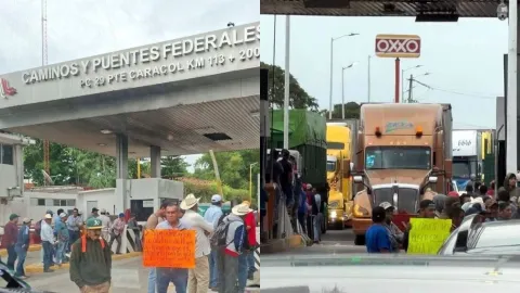 Cañeros tomaron casetas del sur de Veracruz para exigir precios de garantía