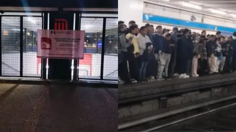 Hay caos en la CDMX por el cierre temporal de unas 19 estaciones del Metro 
