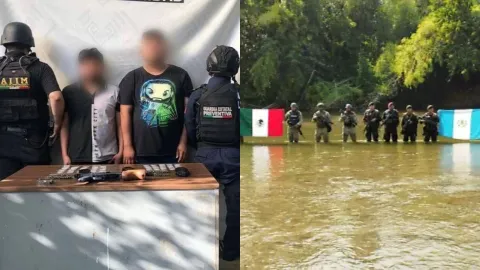 Detienen en Chiapas a 2 elementos centroamericanos del “Cártel de Sinaloa” 