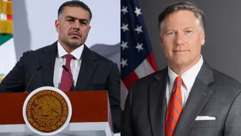 Harfuch busca fortalecer la cooperación en temas de seguridad con EU 