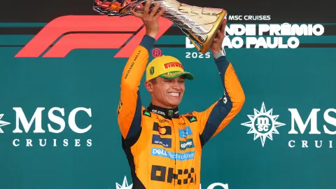 Lando Norris ganó el Gran Premio de Brasil en la Fórmula Uno.