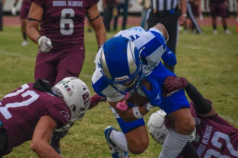 Borregos Puebla derrotó 42-7 a Burros Blancos del IPN.