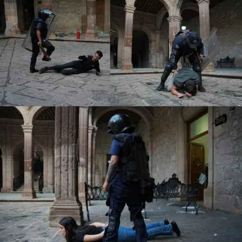 Fiscalía de Michoacán inicia Carpeta de Investigación por daños ocasionados en Palacio de Gobierno.