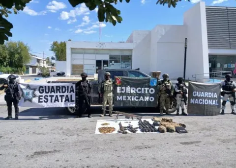 Siguen rindiendo buenos frutos el decomiso en la "Operación Frontera Norte" en México.