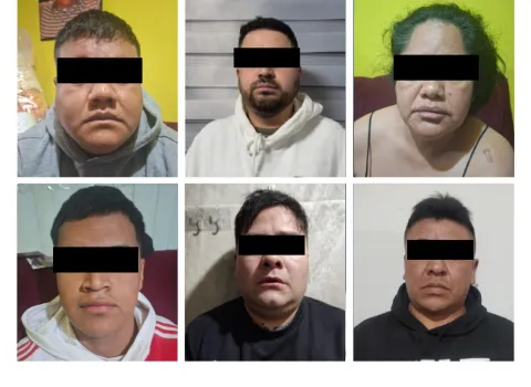 Fueron detenidas seis personas presuntamente vinculadas a ocho eventos de robo en viviendas.