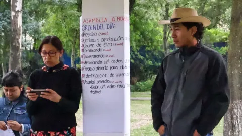 Defensores del Parque de la Juventud en Tlaxcala revisan avances y exigen claridad en proyecto de remodelación.