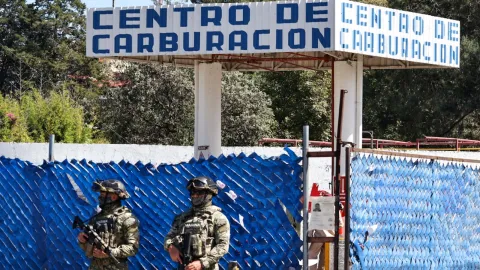 Realizan diligencia al interior de centro de carburación en la Virgen, Tlaxcala.