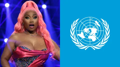 Trump envió a la rapera Nicki Minaj como una representante de EU ante la ONU 