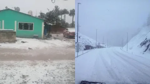 ¡Increíble! Ya comenzaron las primeras nevadas del año en Durango y Sonora