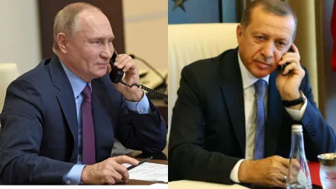 Putin hablo con Erdogan sobre propuesta de EU para finalizar la guerra en Ucrania 