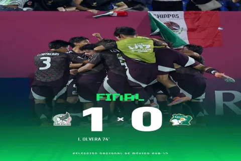 La Selección Nacional de México venció 1-0 a Costa de Marfil en el Mundial Sub-17.