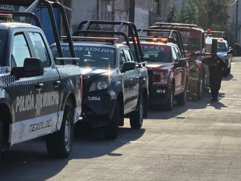 Muere masculino tras incendio en su domicilio en Texoloc, Tlaxcala.