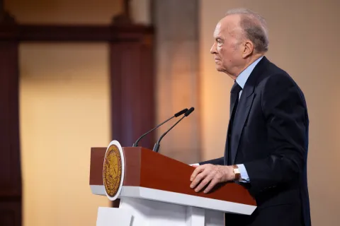 Alejandro Gertz Manero, extitular de la Fiscalía General de la República (FGR).