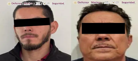 Detenidos dos integrantes de una célula delictiva relacionada con el tráfico de armas, drogas, cartuchos y divisas hacia los Estados Unidos.