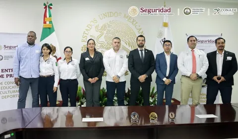 Ceremonia de premiación del primer Concurso Nacional Penitenciario de Caminata Sincronizada con Precisión.