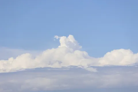 Sin volcán, pero con cielos despejados en Puebla.