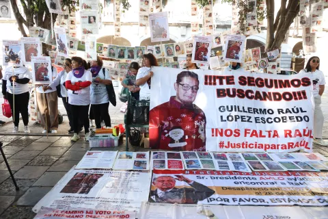 Segundo aniversario de la desaparición de Guillermo Raúl en Puebla.