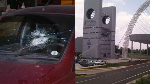 Mujer fue apedreada en el Arco Poniente de Huejotzingo durante asalto fallido 