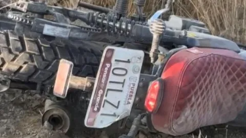 Tras fuerte accidente vial, motociclista falleció en libramiento Puebla-Tlaxcala