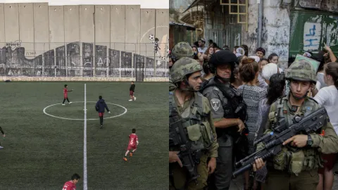 Israel anuncia planes para destruir un campo de futbol infantil en Cisjordania