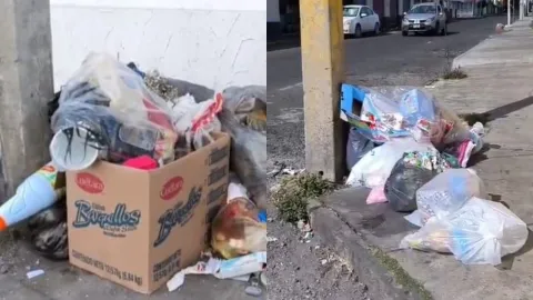 Pese al anuncio del OOSLMP, Nochebuena dejo exceso de basura en Puebla 