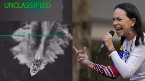 orina Machado pide a Trump continuar operativos bélicos contra Venezuela 