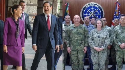 Marco Rubio destaca trabajo entre EU y México para combatir el narcotráfico 