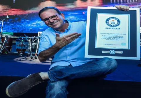 Río de Janeiro recibió el título de mayor fiesta de Año Nuevo del mundo dentro del Libro Guinness de los Récords.