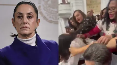 Sheinbaum condena intensa pelea entre diputadas en el Congreso de la CDMX 