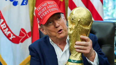 Trump confirma su asistencia al sorteo de la Copa Mundial de Futbol 2026