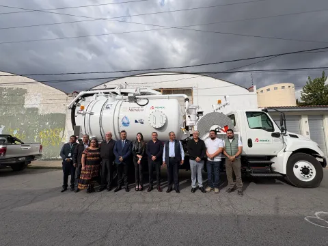 camión desasolve-Texmelucan