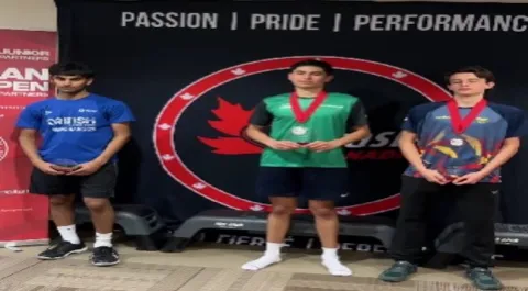 México culminó con la medalla de plata de Luis Méndez en la categoría U19 y un 4to sitio con Josué Pérez en U17 al final del Canadian Junior Open Squash 2025.