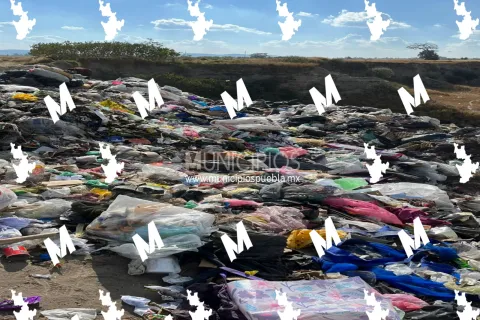 Denuncian basureros clandestinos en Tepatlaxco de Hidalgo.
