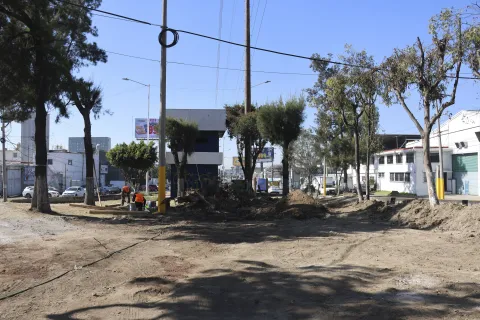 Dan inicio los trabajos para el Paseo de los Campeones en la Calzada Zaragoza.