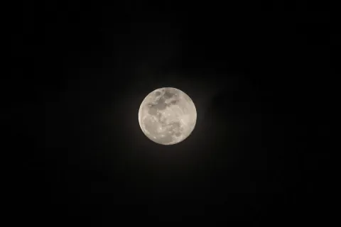 Última luna llena del mes de enero en Puebla.