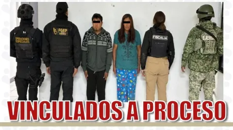 Catea la FGE con apoyo interinstitucional inmueble en Lara Grajales, asegura a dos probables responsables de homicidio.