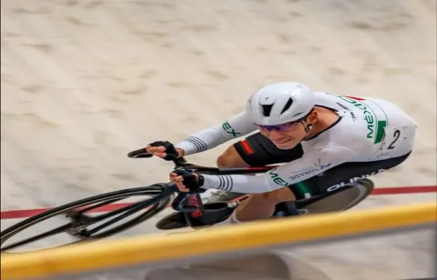 Ciclistas mexicanos de pista se preparan para proceso a Santo Domingo 2026.