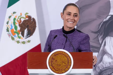 Claudia Sheinbaum Pardo, presidenta de México.