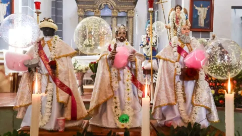 Iglesia de Reyes Quiahuixtlán, fe y devoción a Melchor, Gaspar y Baltasar.