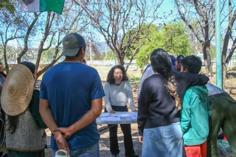 "Contemos juntos el último árbol", un llamado a cuidar el Parque de la Juventud en Tlaxcala.