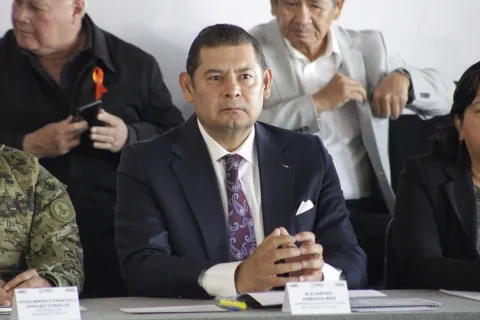 Gobernador del Estado de Puebla, Alejandro Armenta Mier.